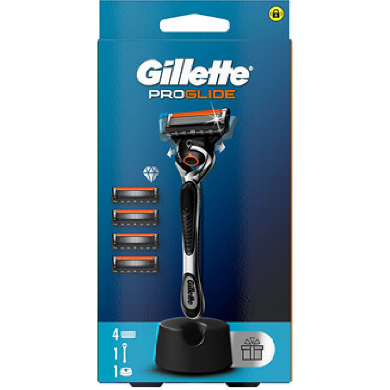 Gillette ProGlide - Shaver + 4 replacement heads.