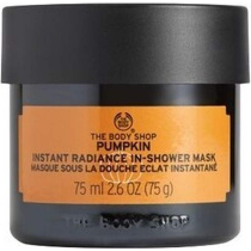 The Body Shop Pumpkin Instant Radiance In-Shower Mask - Brightening facial mask for the shower.