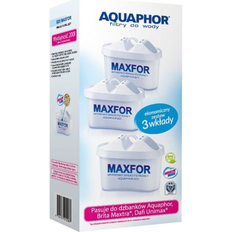 Aquaphor B25 Maxfor 3 pieces (B100-25)