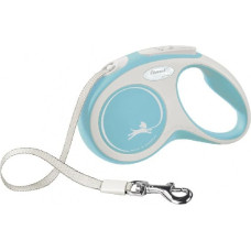 Flexi Inerces pavada suņiem - Trixie New COMFORT, tape leash, XS: 3 m, light blue