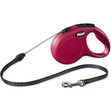 Flexi Inerces pavada suņiem : Flexi New Classic Cord Leashes S 5 m, krāsa : sarkana