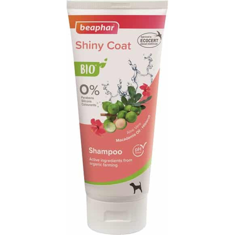 Beaphar Šampūns suņiem – Beaphar BIO Shampoo Shiny 200 ml.