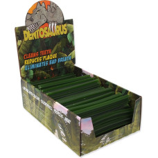 Mr. Dental Gardums suņiem – Mr. Dental display dentosaurus stick with chlorophyll M 12 cm 80 gab