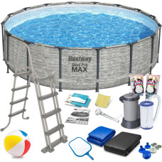 Bestway Karkasa dārza baseins 549 x 122 cm 18 collas 1 5618Y