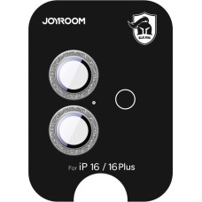 Joyroom iPhone 16/16 Plus objektīva aizsargstikls - sudrabs