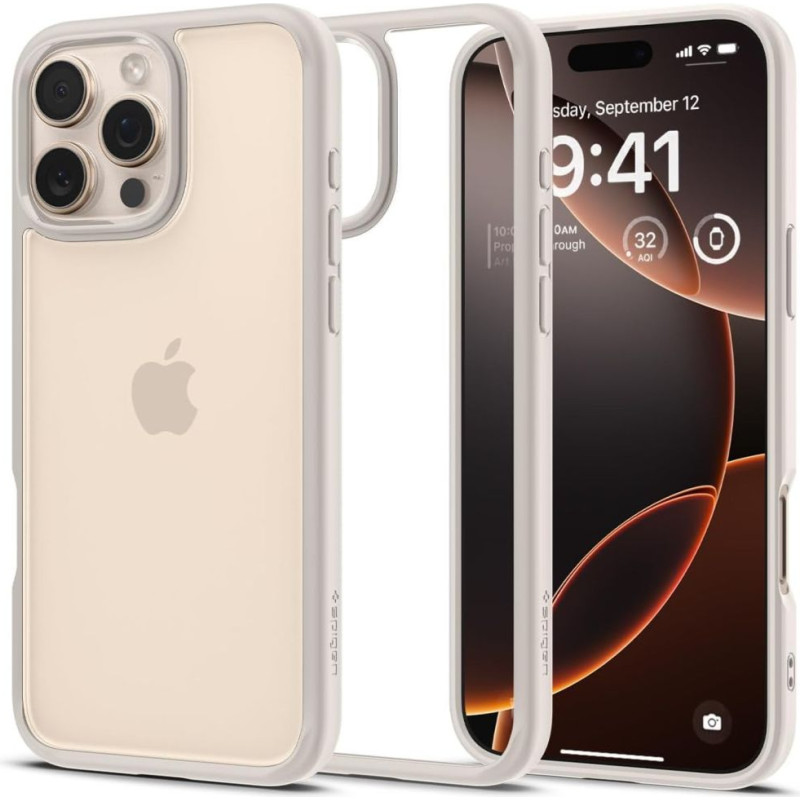 Spigen iPhone 16 Pro Max Ultra Hybrid vāciņš - titāna