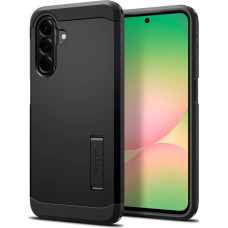 Spigen Samsung Galaxy A56 5G aizmugurējais maciņš ar izturīgu bruņu statīvu - melns