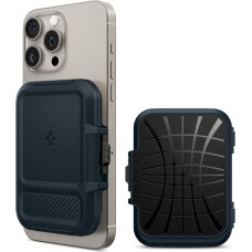 Spigen Lock Fit MagSafe viedtālruņa karšu maciņš - tumši zils