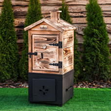 Smokehouse Premium dārza smēķētājs ar tiešo ugunskura bedri
