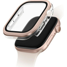 Uniq Voute Tempered Glass Case for Apple Watch 10 46mm - Rose Gold