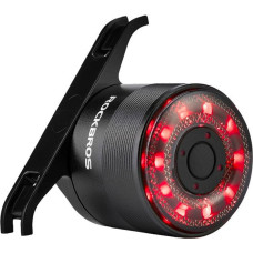 Rockbros Q1 rear bicycle light 7 colors LED micro USB - black