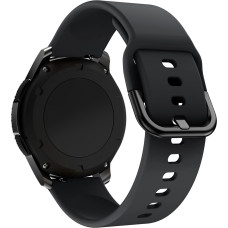 Hurtel Universāla silikona siksniņa viedpulkstenim Silicone Strap TYS platums 20 mm melna