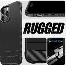 Spigen Rugged Armor Mag case with MagSafe for iPhone 14 Pro Max - matte black