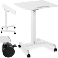 Frommstarck Regulējams klēpjdatora statīvs uz riteņiem 60 x 52 cm 760 - 1130 mm