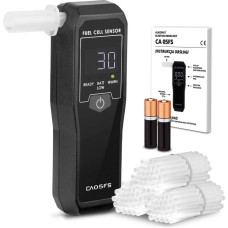 Alcofind CA-05FS elektroķīmiskais alkometrs + iemutņi
