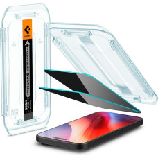 Spigen Rūdīts stikls iPhone 16 Pro Glas.tR EZ Fit Privacy - 2 gab.