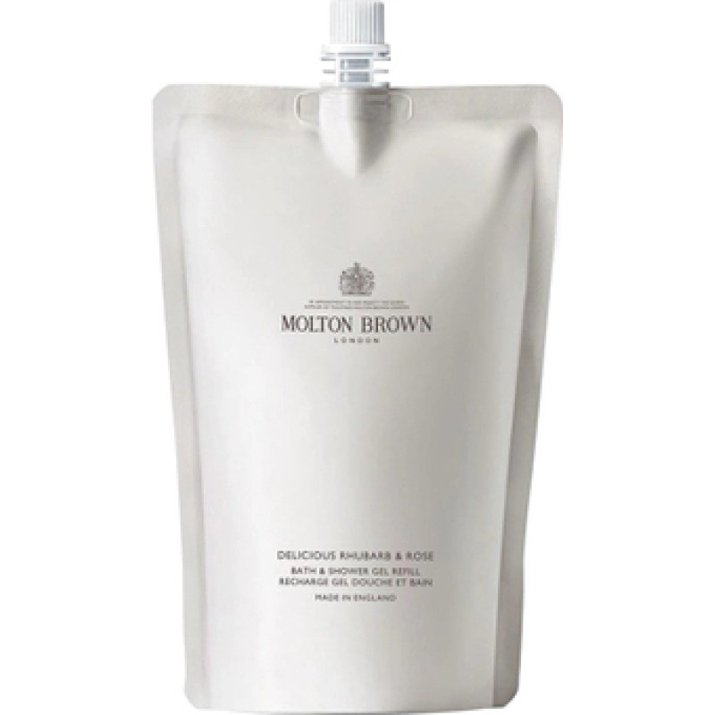 Molton Brown Delicious Rhubarb & Rose Bath & Shower Gel Refill - N&aacute;hradn&iacute; n&aacute;plň pro sprchov&yacute; gel