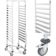 Royal Catering Maiznīcas transportēšanas ratiņi paplātēm, 15 plaukti, 600 x 400 mm