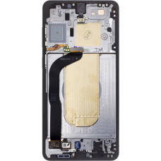 LCD display + Touch Unit + Front Cover Samsung S937 Galaxy S25 Edge Black (Service Pack)