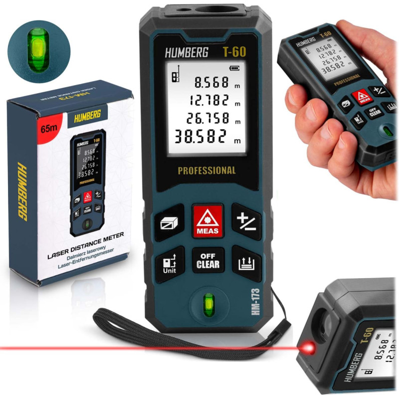 Humberg 60 m lāzera tālmērs HM-173