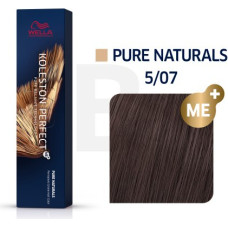 Wella Professionals Koleston Perfect Me+ Pure Naturals profesionāla permanentā matu krāsa 5|07 60 ml