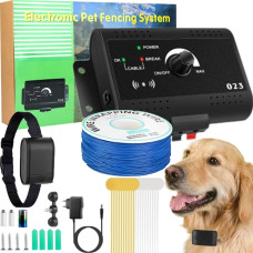 Retoo Elektriskais ganu apmācības žogs suņiem ar kakla siksnu 300 m komplekts