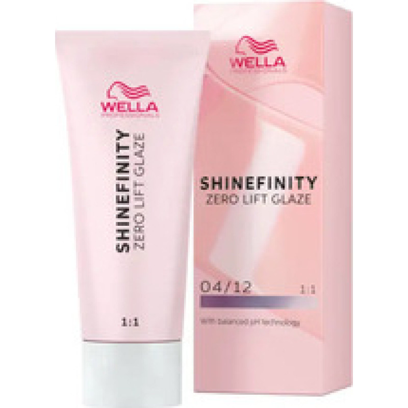 Wella Professionals Shinefinity Zero Lift Glaze - Demi-permanentní barva - studené odstíny 60 ml