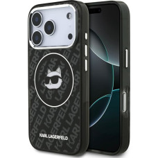 Case Karl Lagerfeld IML Choupette Head   Logo MagSafe for iPhone 17 Pro black