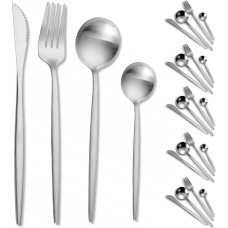 Retoo Galda piederumu komplekts 6 personām, TĒRAUDS - 24 daļas