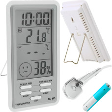 Retoo Meteoroloģiskā stacija, termometrs, higrometrs, pulkstenis ar zondi