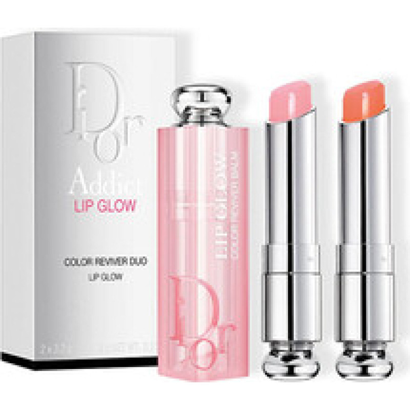 Dior Addict Lip Glow Color Reviver Duo - Lip Balm Gift Set.