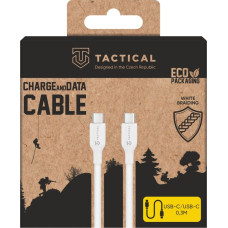 Tactical Stitch Thread Cable USB-C|USB-C 0.3m White