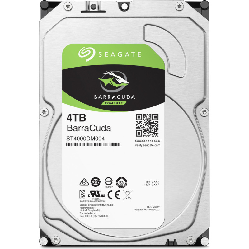 Seagate Barracuda ST4000DM004 (4 TB ; 3.5 Inch; SATA III; 256 MB; 5400 rpm)