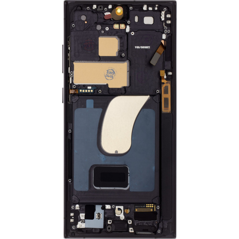 LCD display + Touch Unit + Front Cover for Samsung S918B Galaxy S23 Ultra Phantom Black