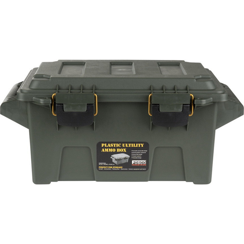 Fosco Industries - Kompakta munīcijas kaste - 18,5 l - polimērs - zaļa - 465204