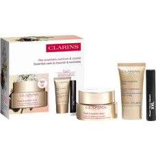 Clarins Set Clarins: Extra-Firming, Anti-Ageing, Day, Cream, For Face, 50 ml + Extra-Firming, Hydrating, Cream, For Neck & Decollete, 15 ml + Wonder Volume, Volumising, Mascara, Black, 3 ml *Miniature