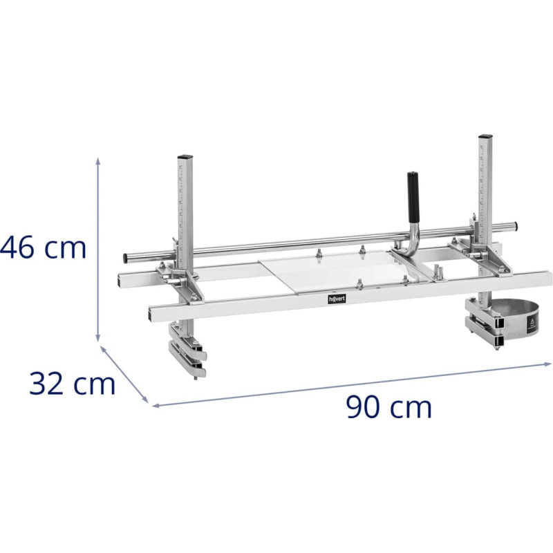 Hillvert Zāģzāģis benzīna motorzāģiem līdz 90 cm / 36 collām, pārnēsājams, platums 81 cm