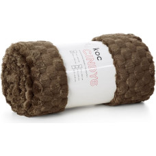 Mikrošķiedras sega 150x200 Cindy 6 tumši brūna D91