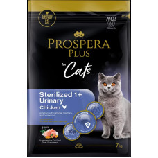 Prospera Plus Barība kaķiem – Prospera Plus Sterilized 1+ Chicken Urinary, 7 kg