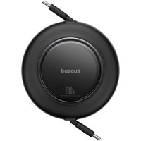 Baseus Ievelkams USB-C kabelis 100W 2m - melns