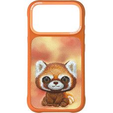 Nimmy Etui Nimmy Big Eyed Pet 2.0 Raccoon do    iPhone 17 Pro Max pomarańczowy