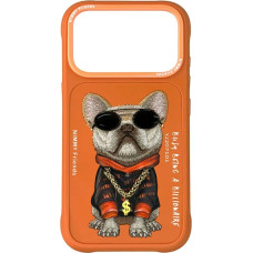 Nimmy Etui Nimmy Glasses Cool Dog do iPhone 17  Pro Max pomarańczowy