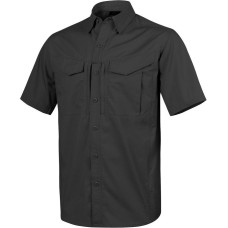 Helikon - Krekls Defender Mk2 - Īsas piedurknes - PolyCo Ripstop - Melns - KO-DS2-PR-01 (S)