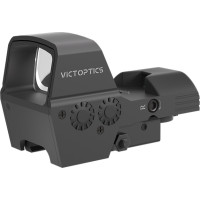 Victoptics - Atvērtais kolimators SRD 1x23x33 ar četriem tīkliņiem - Picatinny QD - melns - RDSL36