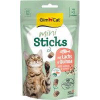Gardumi kaķiem - GimCat Mini Sticks With Salmon & Quinoa 50g