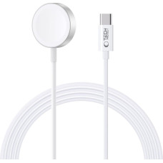 Tech-Protect Magnētiskais induktīvais lādētājs Apple Watch USB-C 1.2m - balts