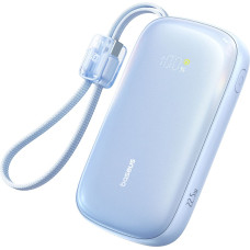 Baseus Powerbank 20000mAh 22.5W ar displeju un kabeli EnerFill FC21 Qpow 3 Ultra - zils