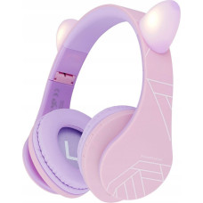 Noname PowerLocus BT Headphones P2 Kids Cat Ears Purple|P