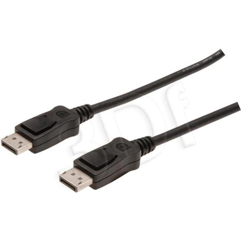 Assmann DisplayPort 1.2 w|interlock Connection Cable DP M (plug)|DP M (plug) 2m