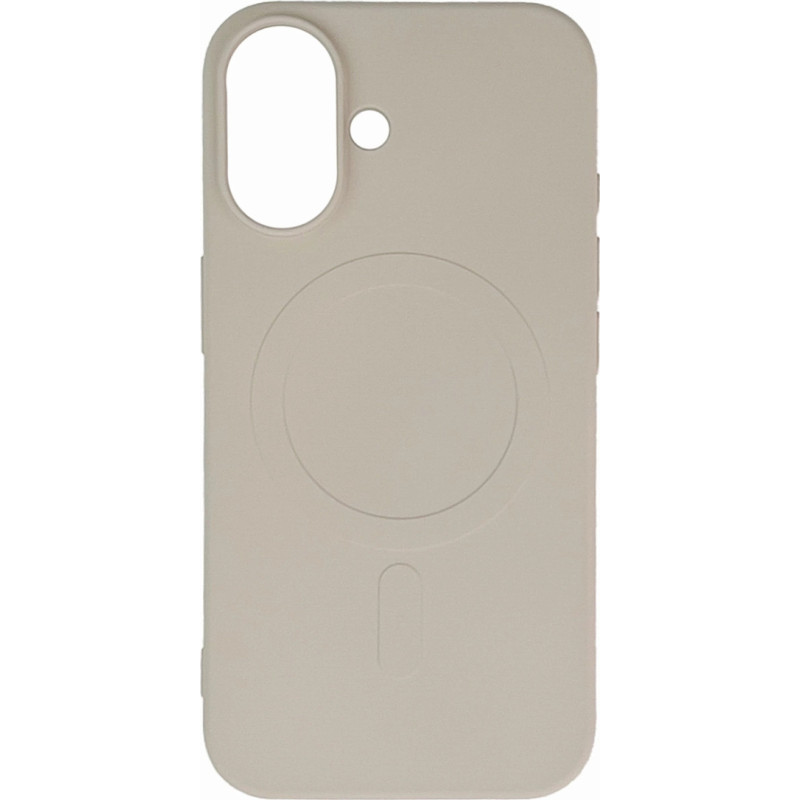 Hurtel Samsung Galaxy S25 Edge MagSafe &scaron;ķidrā silikona maciņ&scaron; - bē&scaron;s